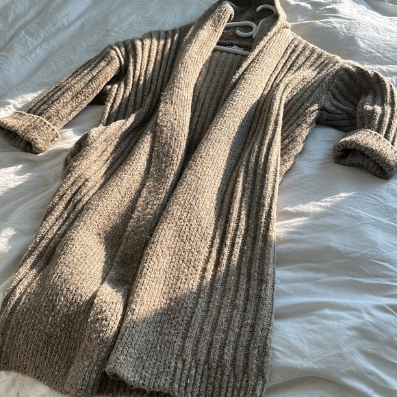 Zara Ribbed Knit Coat (S) - Picture 5 of 5